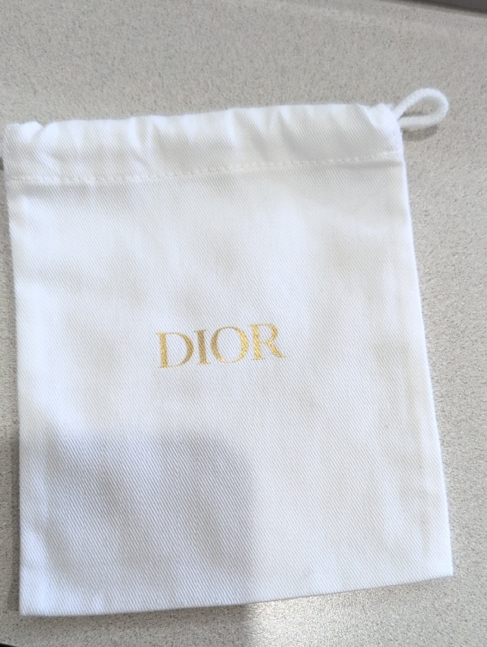 Dior Drawstring Pouch Bag